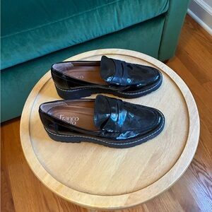 Franco Sarto Loafers, Black, size 7